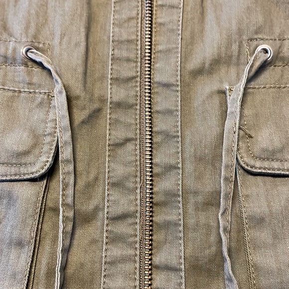 JCrew Utility Vest Army Khaki Green size XS - Picture 4 of 9